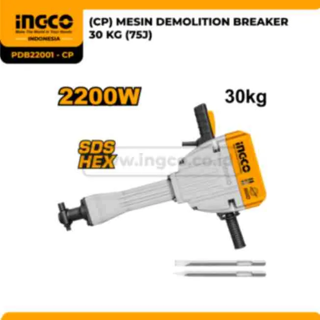 PDB22001 - CP - (CP) MESIN DEMOLITION BREAKER 30 KG (75J)